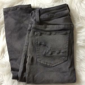 Dark gray AEO Denim